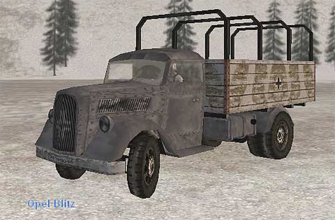 Opel Blitz General Purpose Truck Armor Firepower Mobility 3